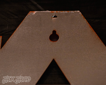 Auburn Tigers "AU" 3D Vintage Metal Wall Art