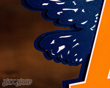 Auburn War Eagles VAULT 3D Vintage Metal Wall Art