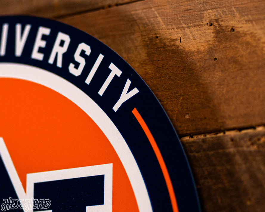 VARSITY Collection- SINGLE Layer Auburn Tigers Metal Wall Art