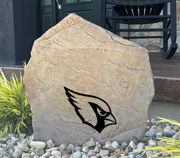Arizona Cardinals Design-A-Stone Landscape Art Address Stone