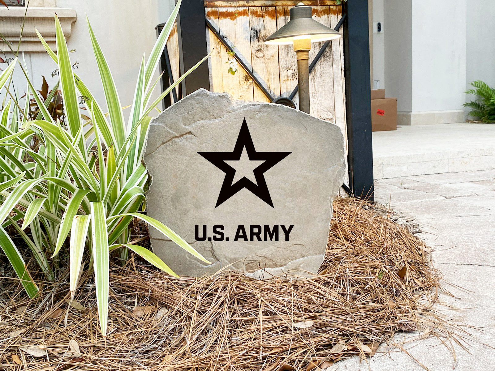 United States Army Design-A-Stone Landscape Art