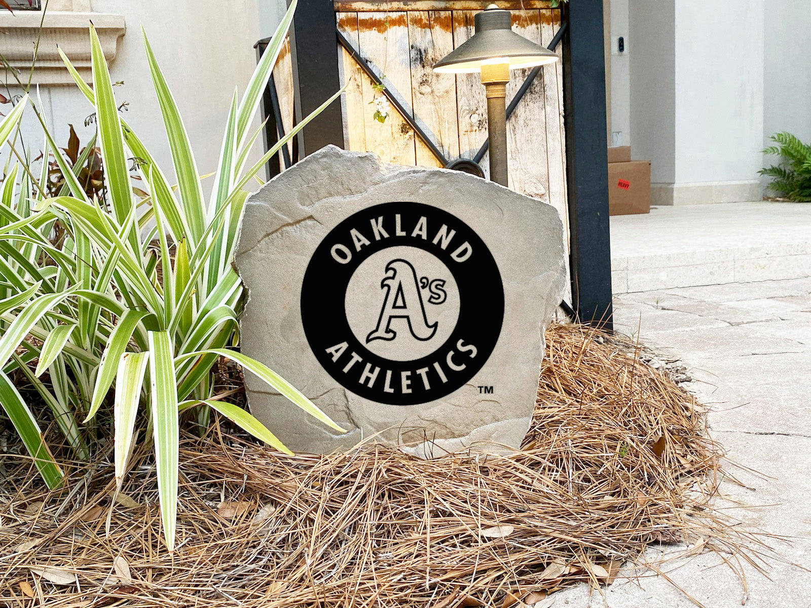 Oakland A's Design-A-Stone Landscape Art