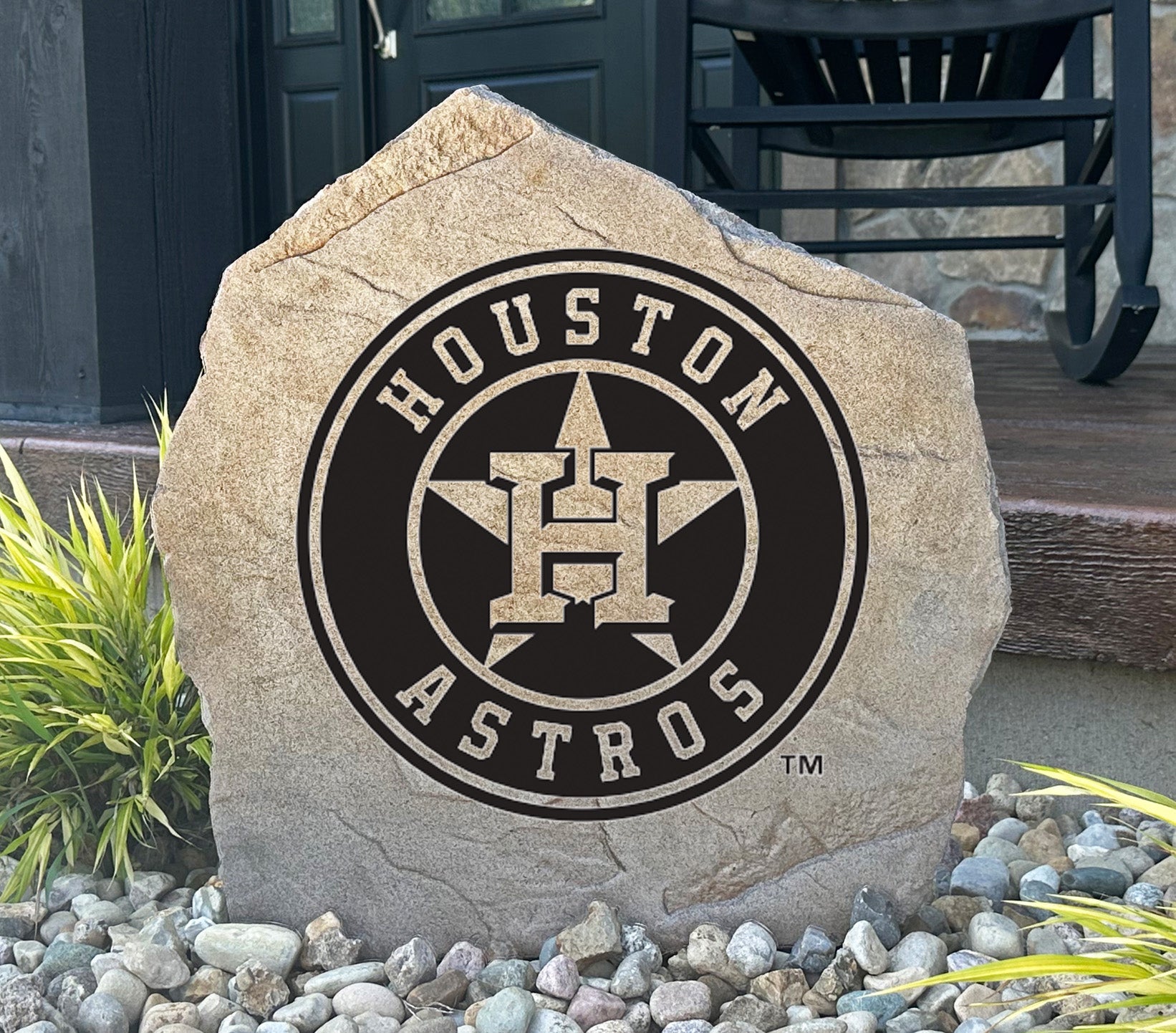 Houston Astros Design-A-Stone Landscape Art