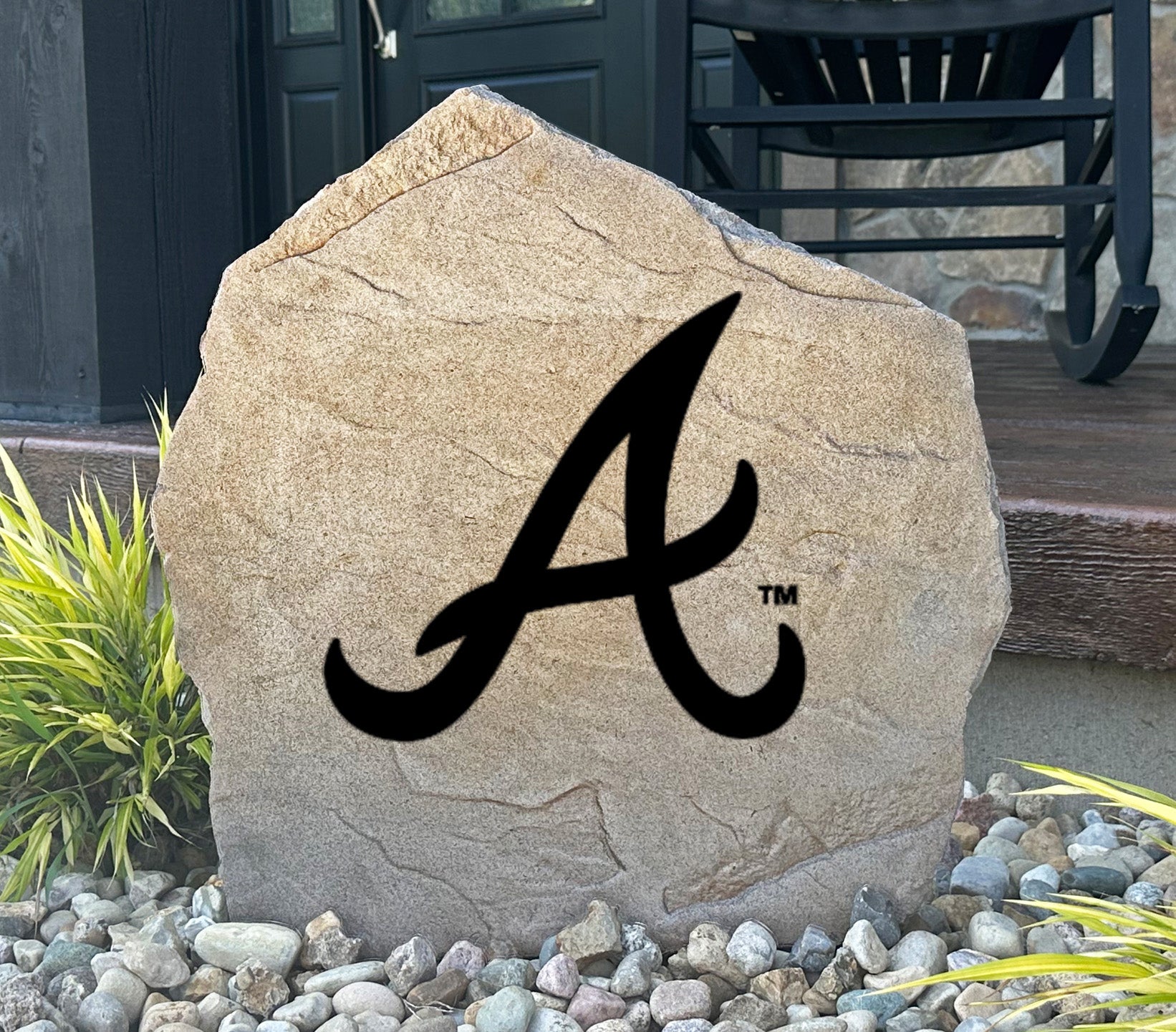 Atlanta Braves Design-A-Stone Landscape Art