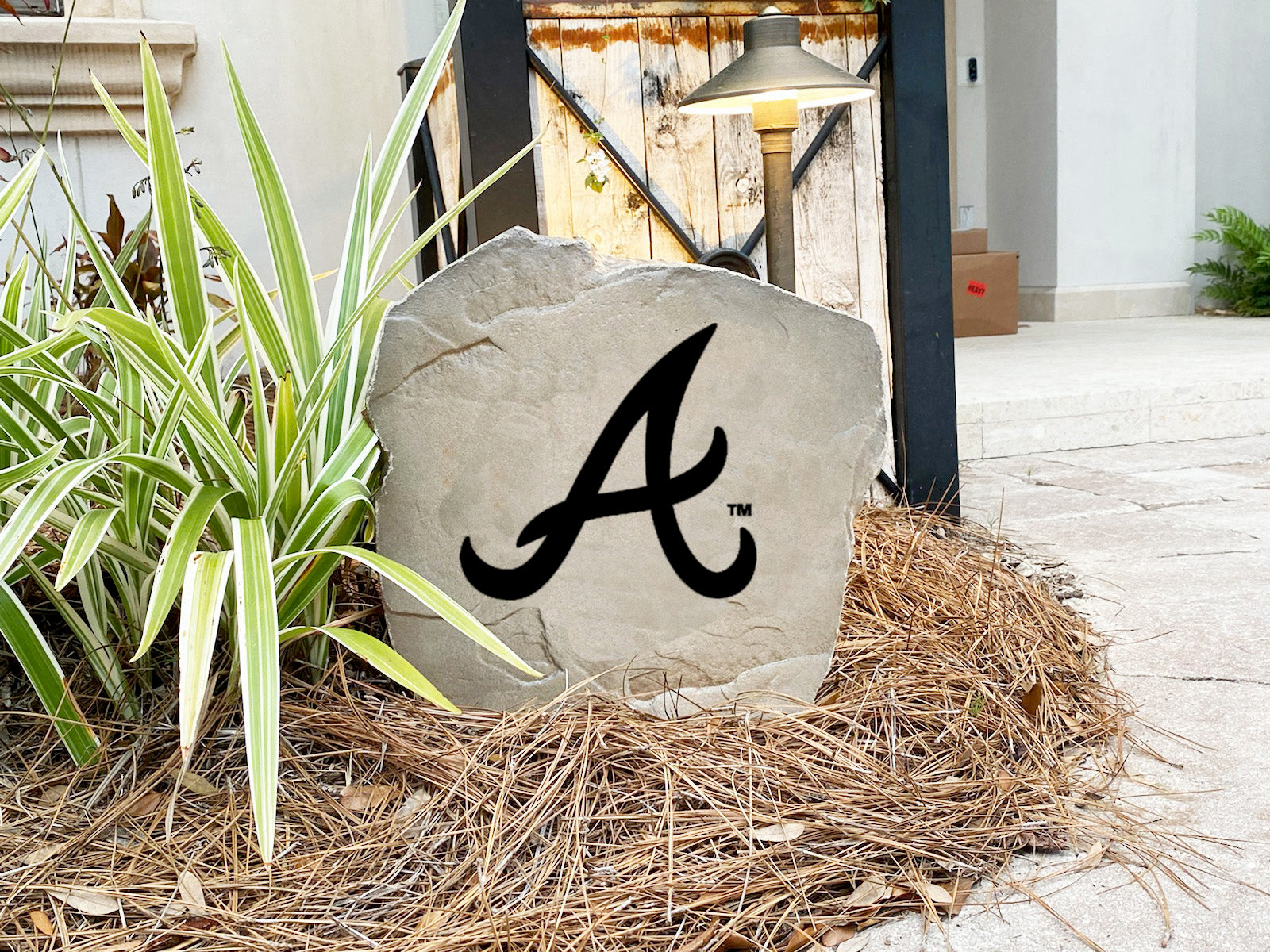 Atlanta Braves Design-A-Stone Landscape Art