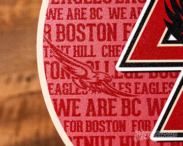 Boston College Eagles CRAFT SERIES 3D Embossed Metal Wall Art