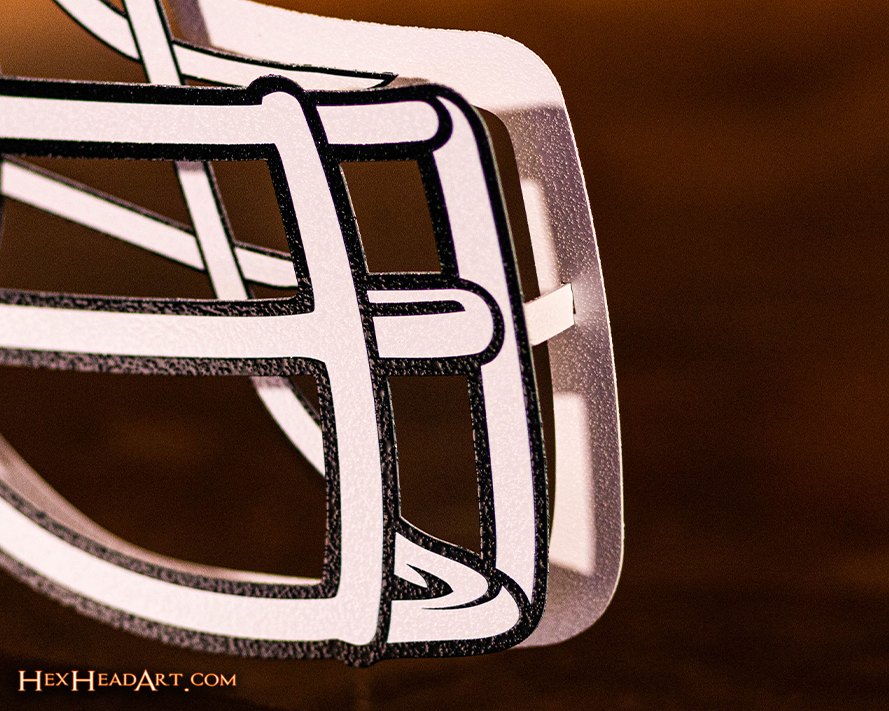 Buffalo Bills BLITZ Collection - 8 Layer Helmet 3D Vintage Metal Wall Art
