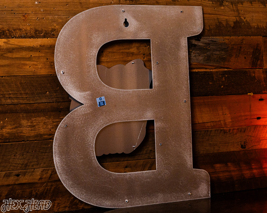 Butler HEX HEAD ORIGINAL " B with Bulldog" 3D Metal Wall Art
