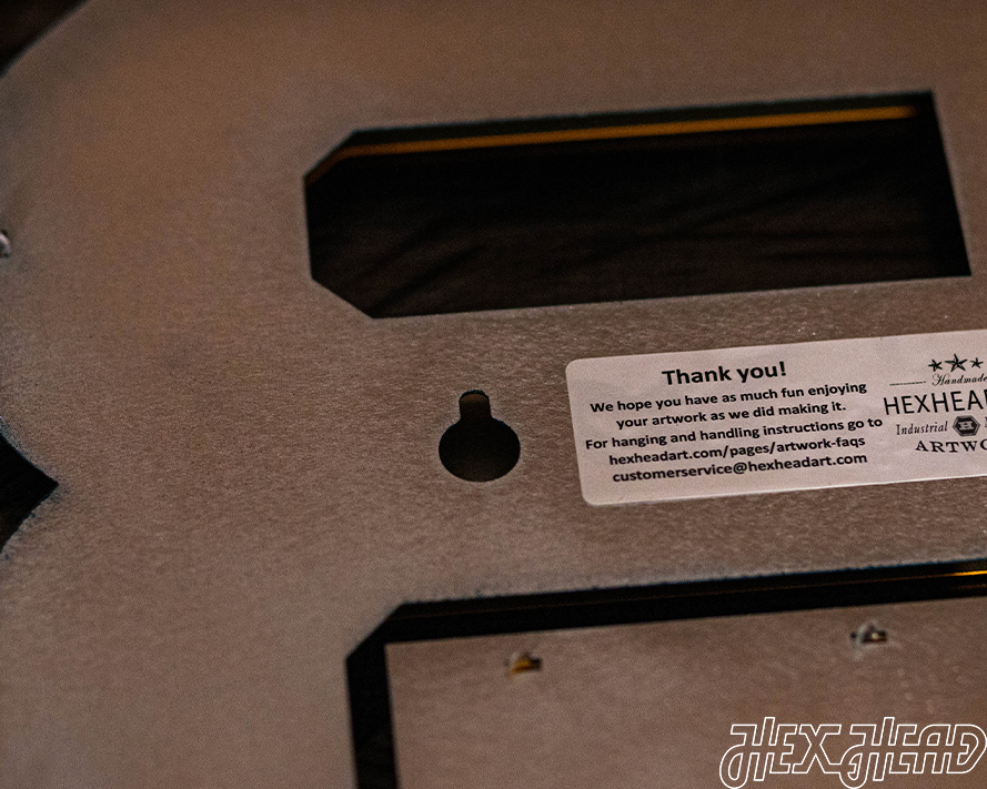 Baylor "BU" Logo 3D Vintage Metal Wall Art