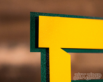 Baylor "BU" Logo 3D Vintage Metal Wall Art