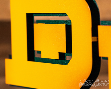 Baylor "BU" Logo 3D Vintage Metal Wall Art