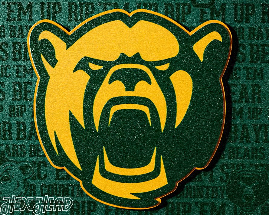 Baylor Bears CRAFT SERIES 3D Embossed Metal Wall Art