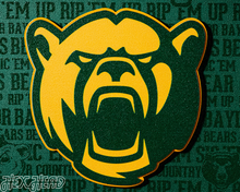 Load image into Gallery viewer, CRAFT SERIES - Baylor Bears 3D Embossed Metal Wall Art
