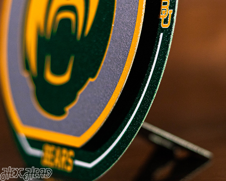 Baylor Bears "Double Play" On the Shelf or on the Wall Art