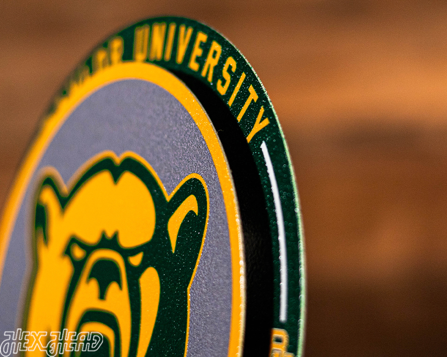 Baylor Bears "Double Play" On the Shelf or on the Wall Art