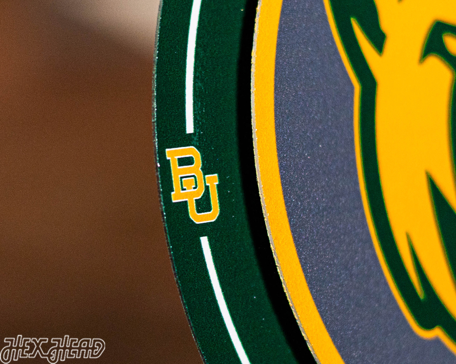 Baylor Bears "Double Play" On the Shelf or on the Wall Art