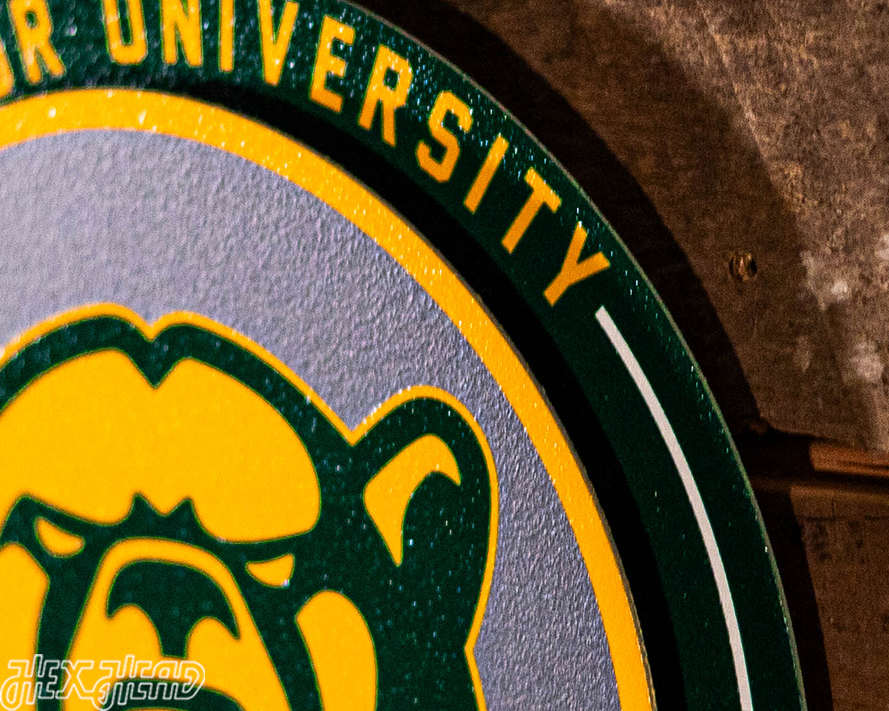 Baylor Bears "Double Play" On the Shelf or on the Wall Art