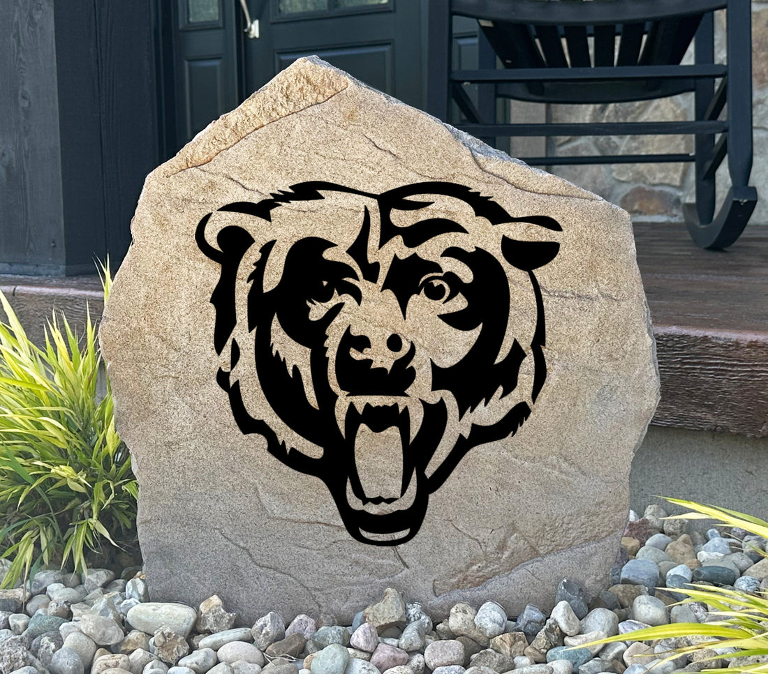 Chicago Bears Design-A-Stone Landscape Art