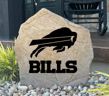 Buffalo Bills Design-A-Stone Landscape Art