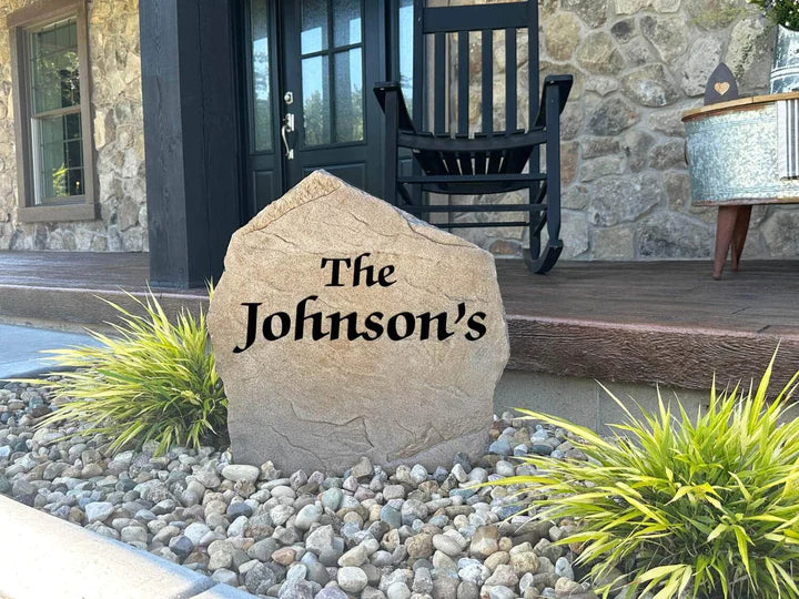 Family Name Design-A-Stone Landscape Art