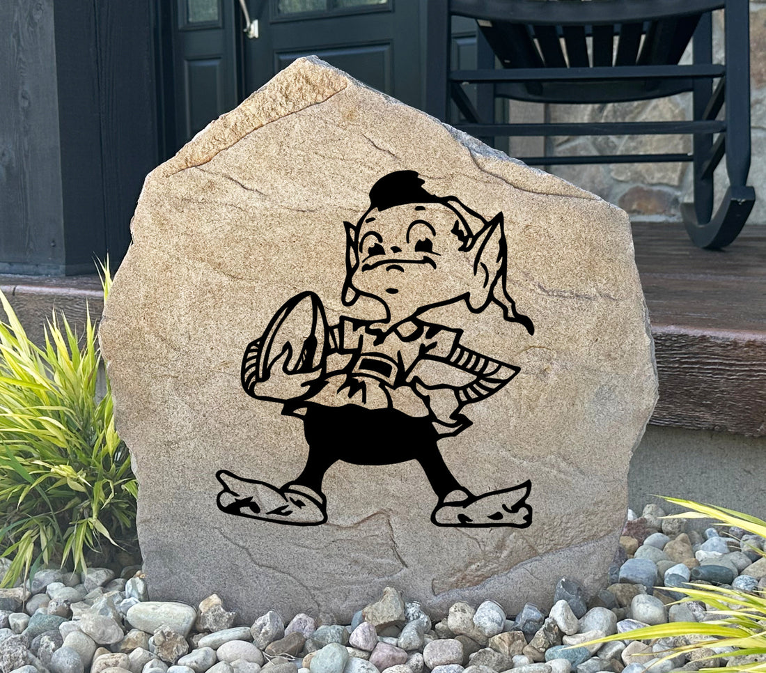 Cleveland Browns Design-A-Stone Landscape Art