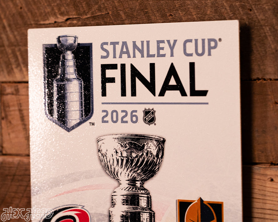 2026 Stanley Cup Ticket Stub Single Layer Metal Wall Art