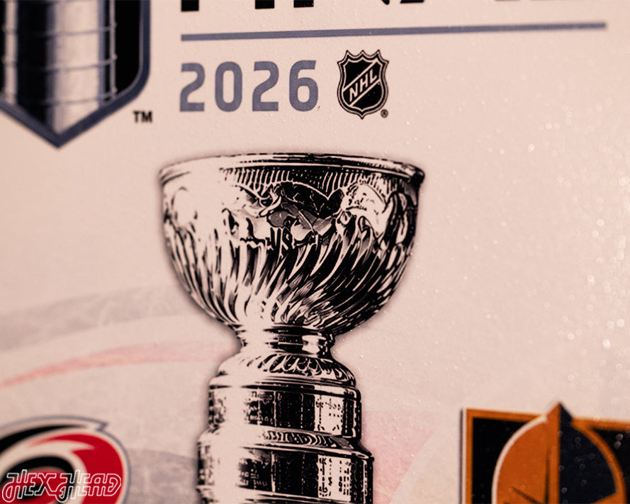 2026 Stanley Cup Ticket Stub Single Layer Metal Wall Art