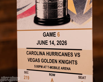 2026 Stanley Cup Ticket Stub Single Layer Metal Wall Art
