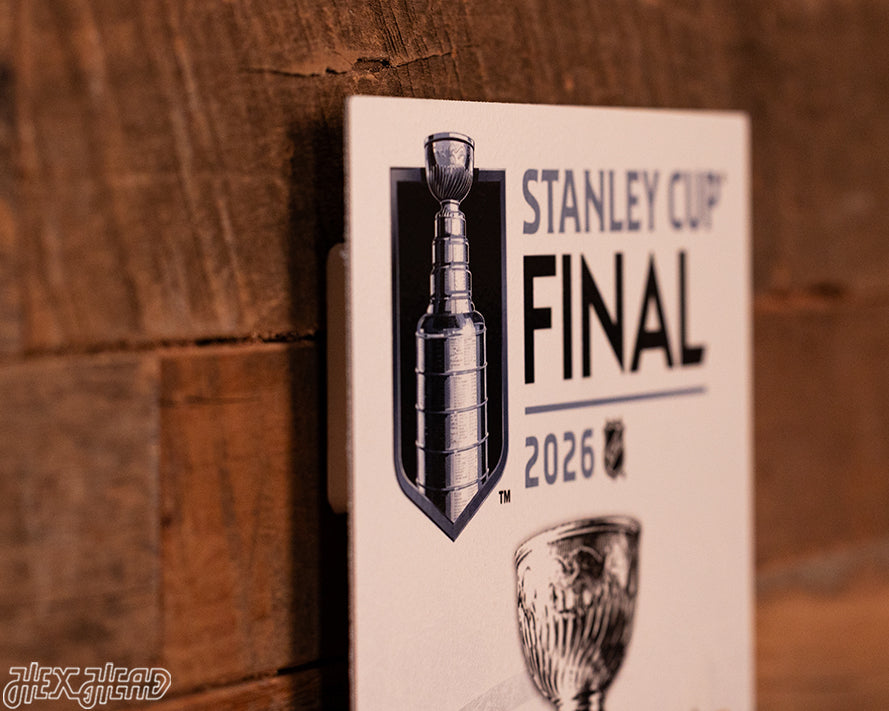 2026 Stanley Cup Ticket Stub Single Layer Metal Wall Art