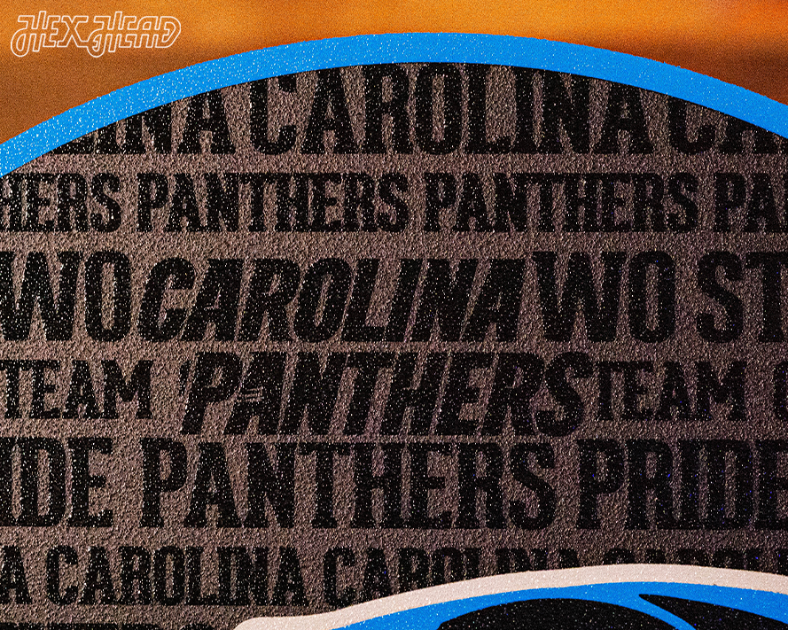 Carolina Panthers CRAFT SERIES 3D Embossed Metal Wall Art