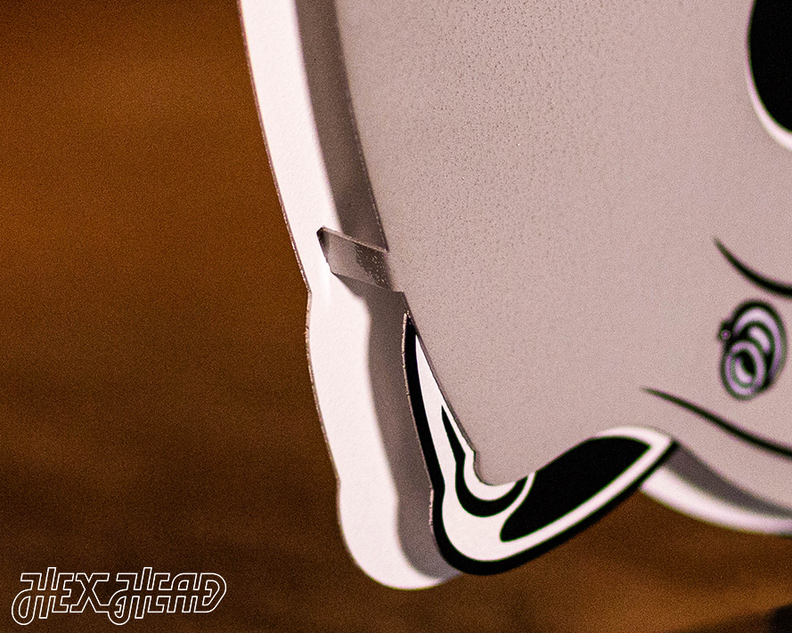 Carolina Panthers BLITZ Collection - 8 Layer Helmet 3D Vintage Metal Wall Art