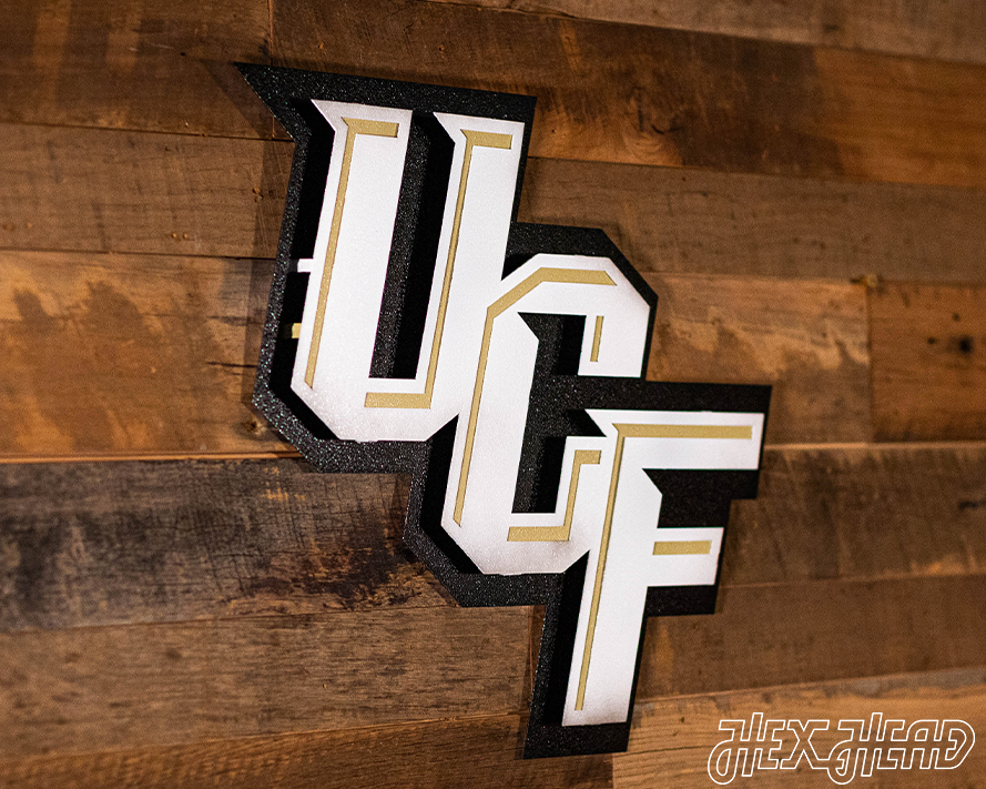 Central Florida  Knights "UCF" 3D Metal Wall Art