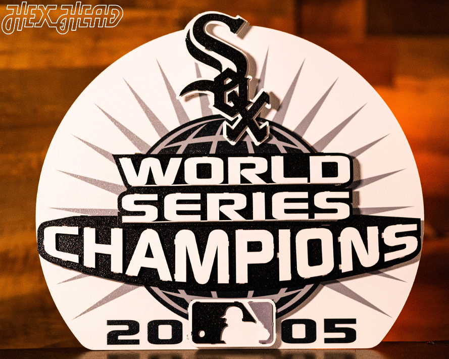 Chicago White Sox 2005 WORLD SERIES CHAMPIONS 3D Metal Wall Art
