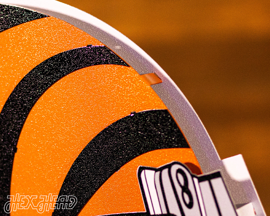 Cincinnati Bengals BLITZ Collection - 8 Layer Helmet 3D Vintage Metal Wall Art