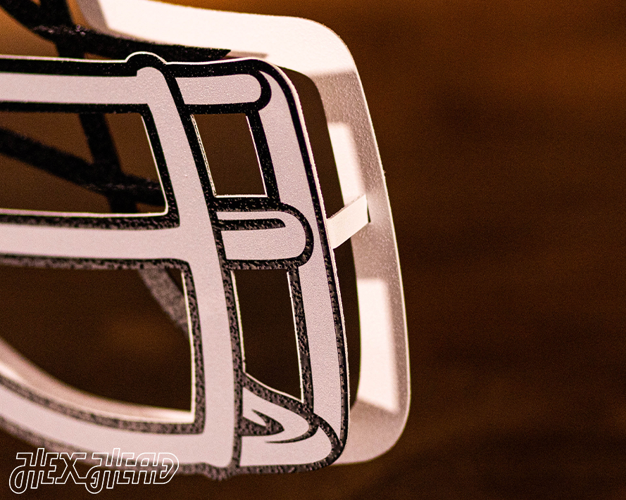 Cincinnati Bengals BLITZ Collection - 8 Layer Helmet 3D Vintage Metal Wall Art