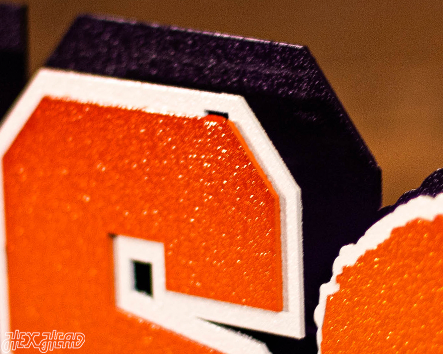 Clemson Classic 3D Vintage Metal Wall Art