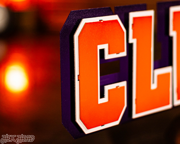 Clemson Classic 3D Vintage Metal Wall Art