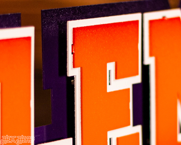 Clemson Classic 3D Vintage Metal Wall Art