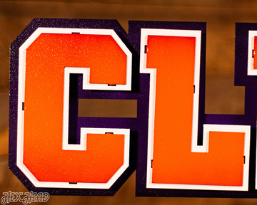 Clemson Classic 3D Vintage Metal Wall Art