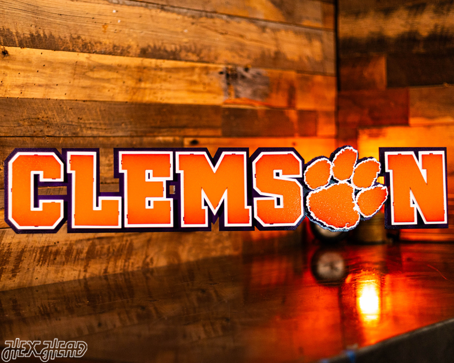 Clemson Classic 3D Vintage Metal Wall Art