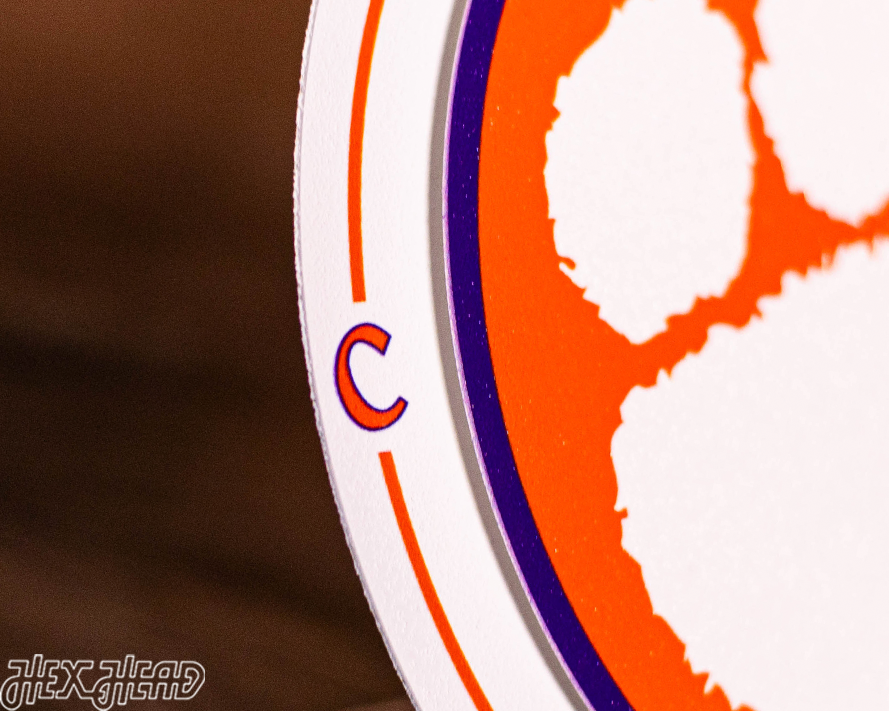 Clemson Tigers "Double Play" On the Shelf or on the Wall Art