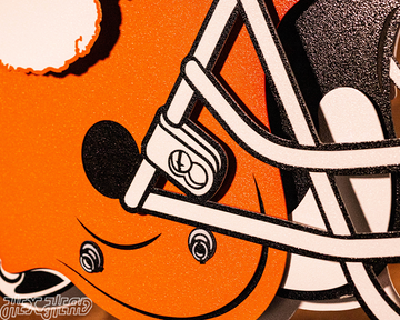 Clemson Tigers BLITZ COLLECTION - 8 LAYER 3D Metal Wall Art