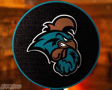 Coastal Carolina CRAFT SERIES 3D Embossed Metal Wall Art
