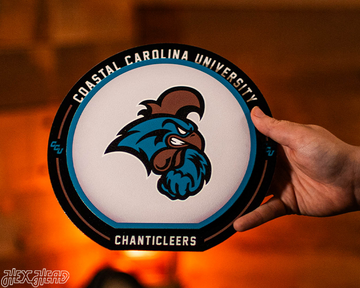 Coastal Carolina "Double Play" On the Shelf or on the Wall Art