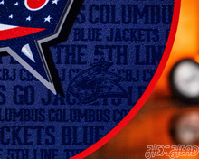 Load image into Gallery viewer, CRAFT SERIES - Columbus Blue Jackets 3D Embossed Metal Wall Art
