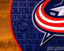 Load image into Gallery viewer, CRAFT SERIES - Columbus Blue Jackets 3D Embossed Metal Wall Art
