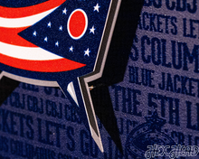 Load image into Gallery viewer, CRAFT SERIES - Columbus Blue Jackets 3D Embossed Metal Wall Art
