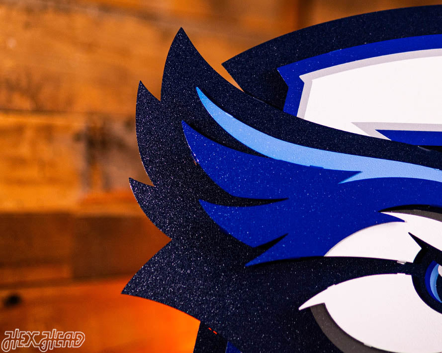 Creighton Bluejays 3D Vintage Metal Wall Art