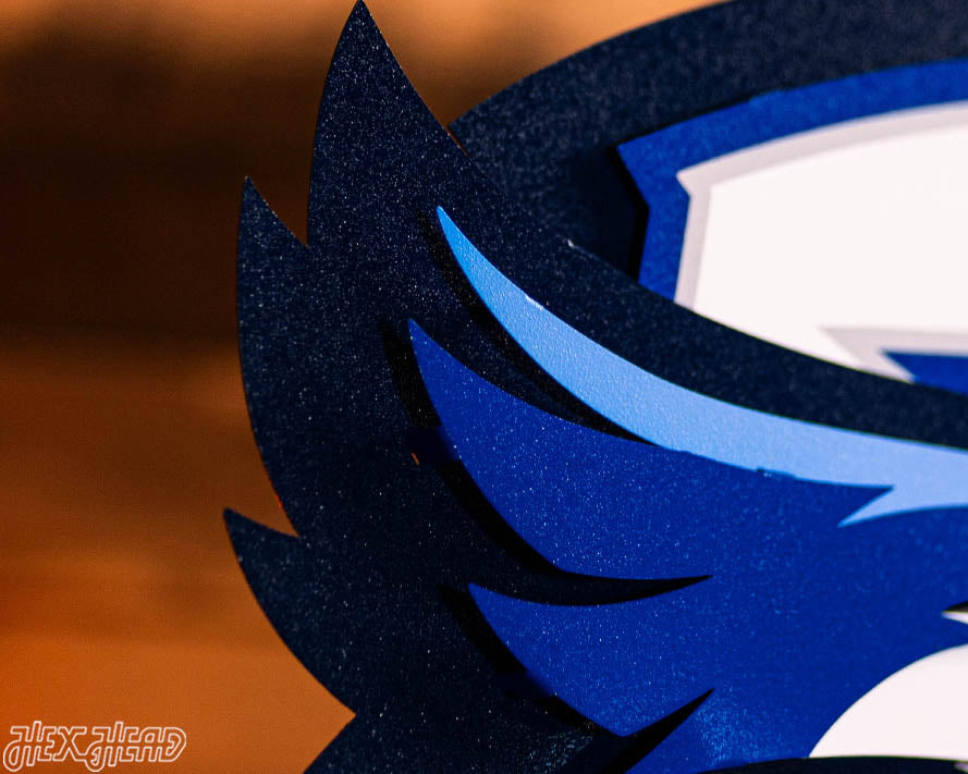 Creighton Bluejays 3D Vintage Metal Wall Art