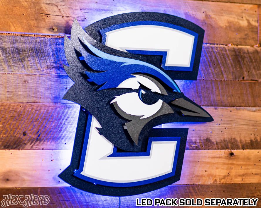 Creighton Bluejays 3D Vintage Metal Wall Art